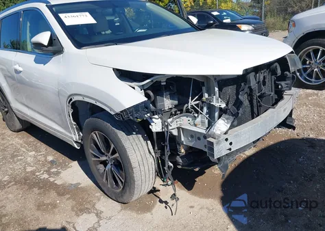 2016 Toyota Highlander Xle V6 from USA, damaged, VIN 5TDJKRFH1GS283130